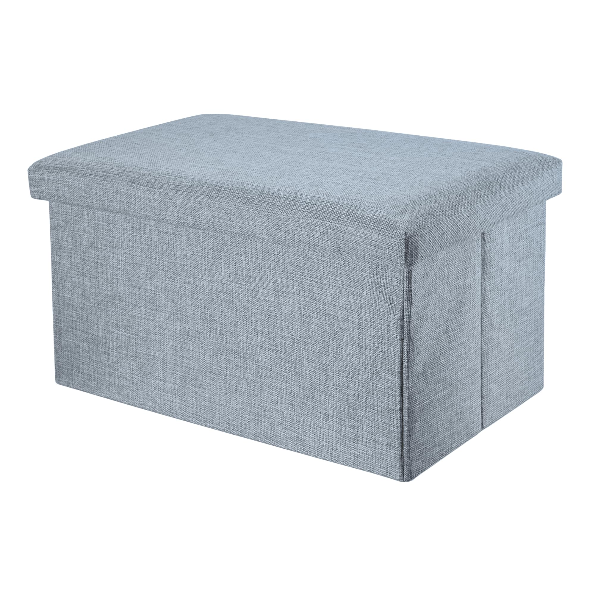 Intirilife Sitzbank faltbar 49x30x30cm Hocker Alaska Grau