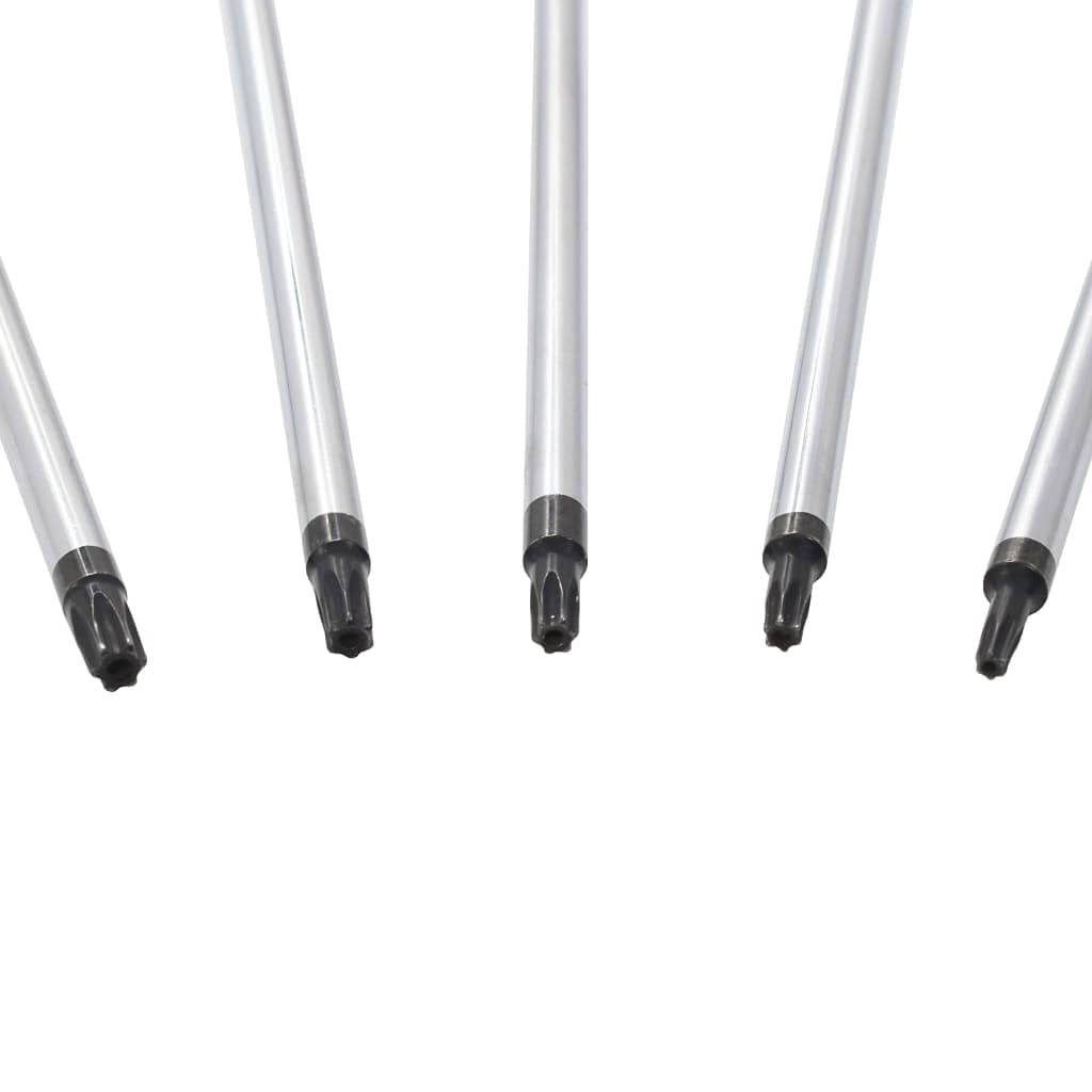 vidaXL Torx-Schraubendreher Set 5-tlg. 300 mm Chrom-Vanadium