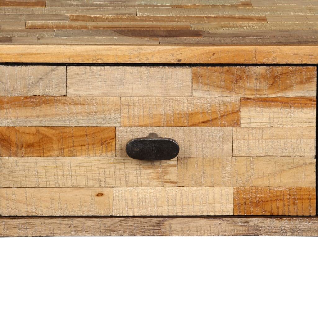 vidaXL Möbel Konsolentisch Teak 120x30x76 cm Vintage