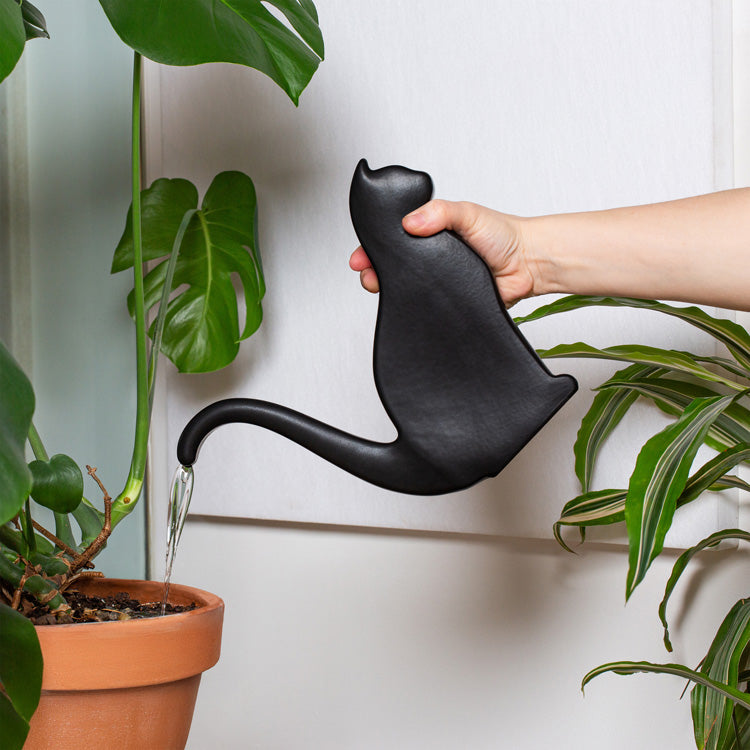 Kikkerland Cat Watering Can Gießkanne Keramik Katze