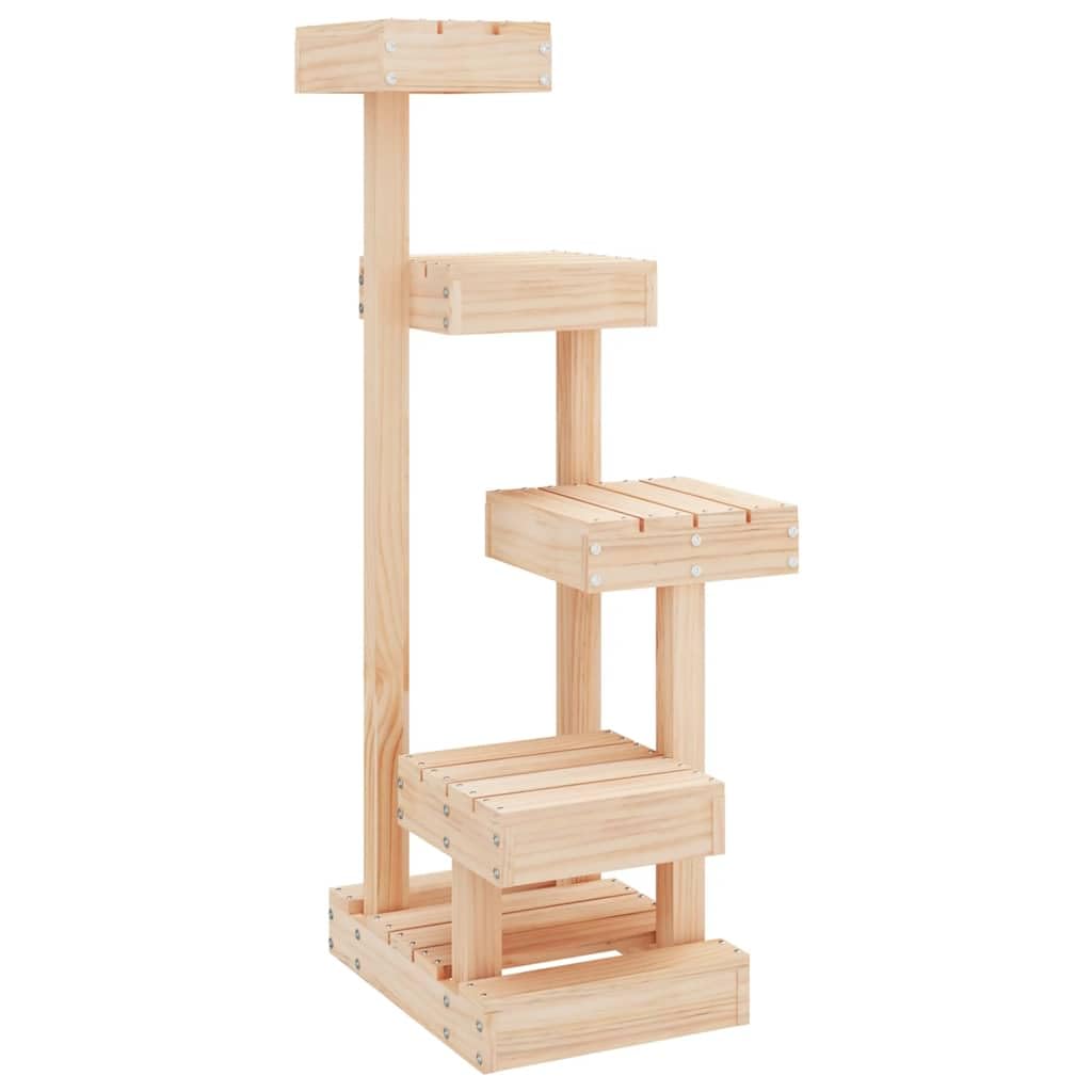 vidaXL Tierbedarf Kratzbaum 103 cm Massivholz Kiefer Natur