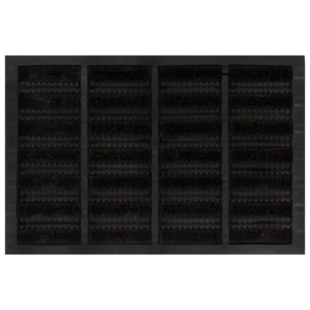 vidaXL Heim & Garten Fußmatte 40x60 cm rechteckig Kokos rutschfest