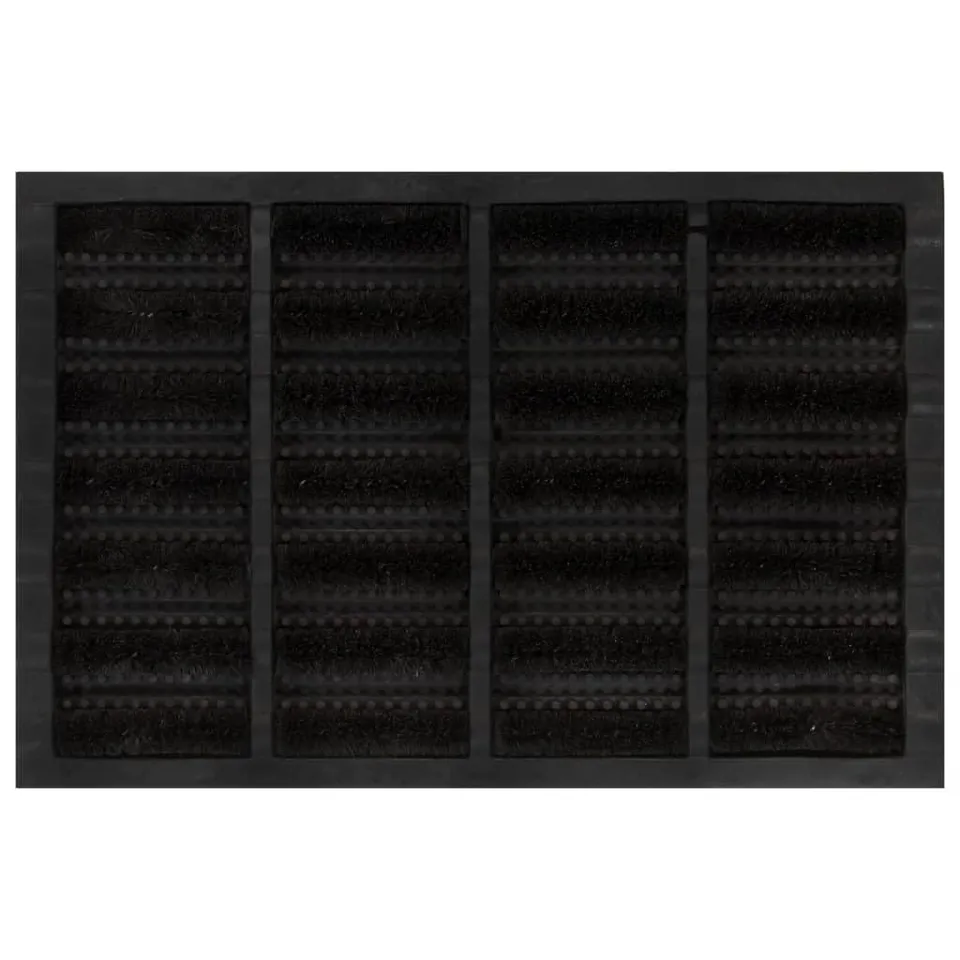 vidaXL Heim & Garten Fußmatte 40x60 cm rechteckig Kokos rutschfest