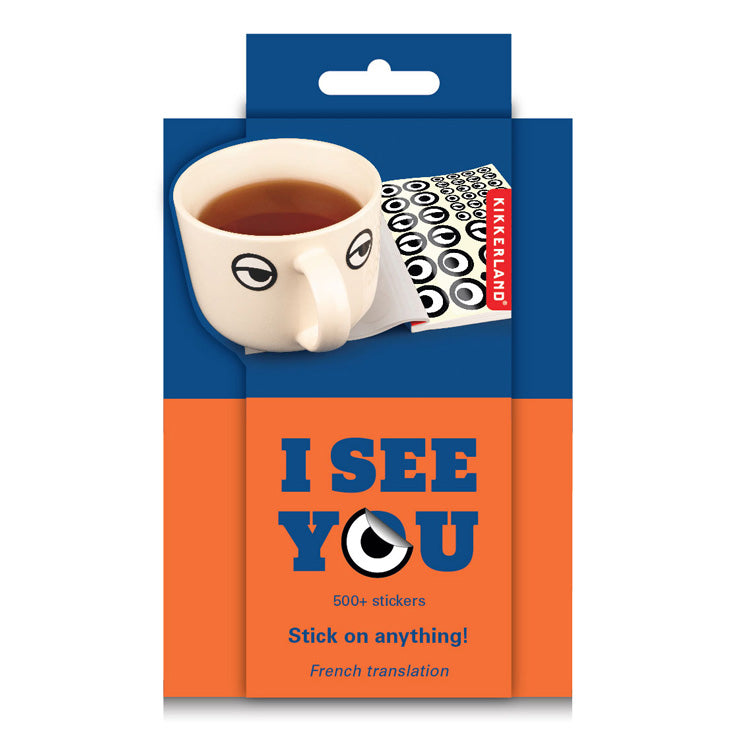 Kikkerland Home I See You Sticker Book Aufkleber 500 Stück