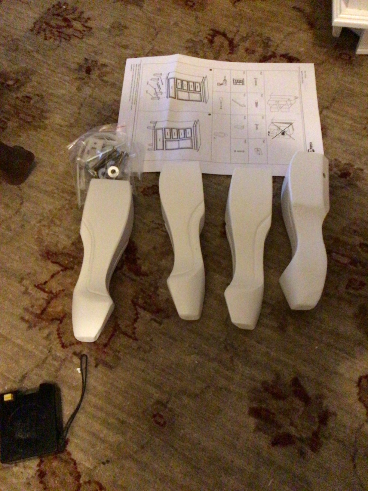 vidaXL Möbel Schrank 5 Schubladen Weiß MDF
