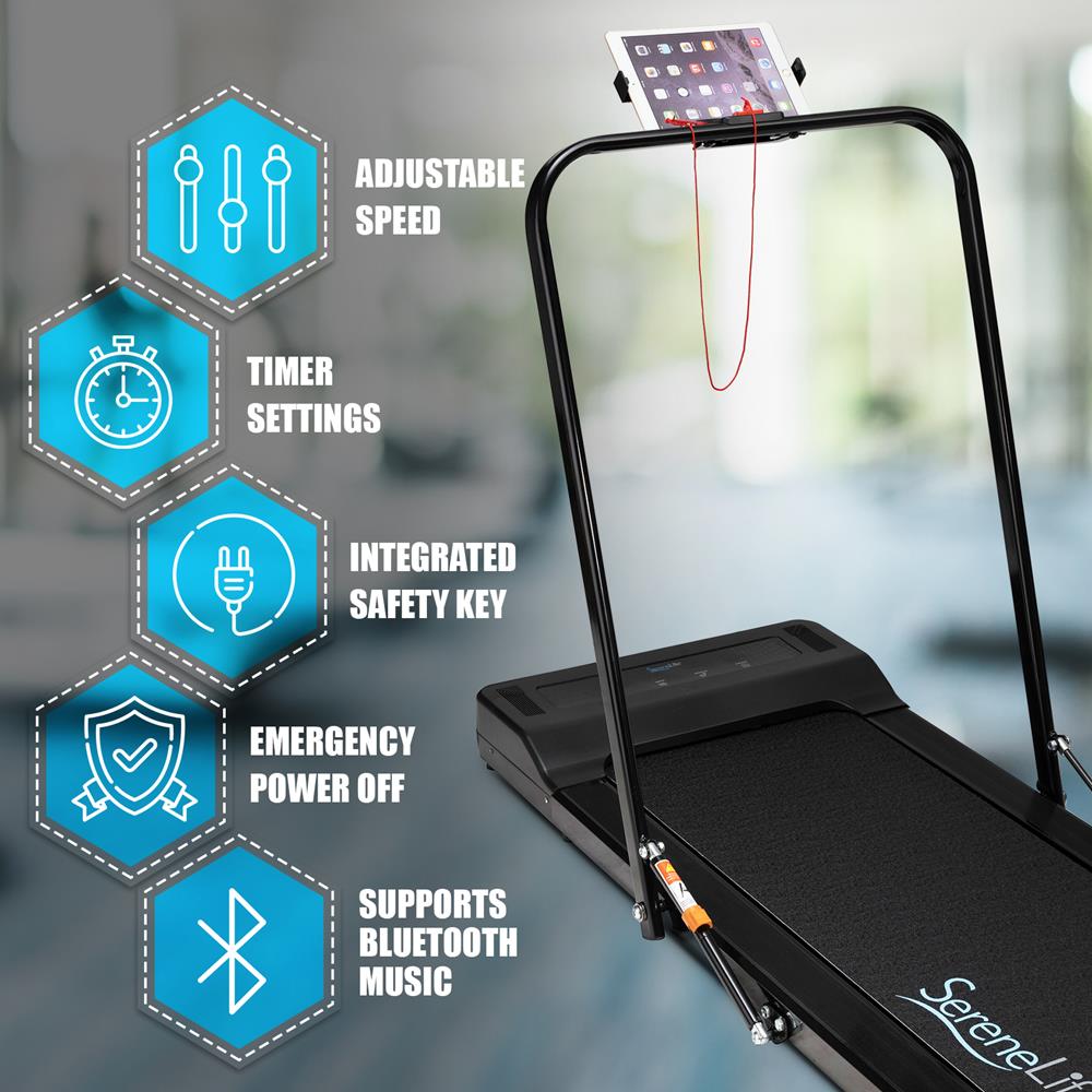 Serenelife Fitness Equipment Laufband klappbar 1,5PS 12km/h