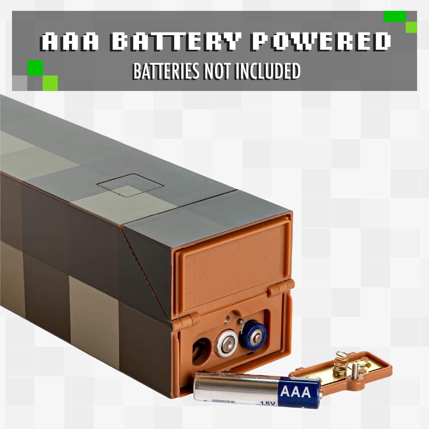 Paladone Minecraft Fackel-Licht 13 cm 2 Modi Batterie