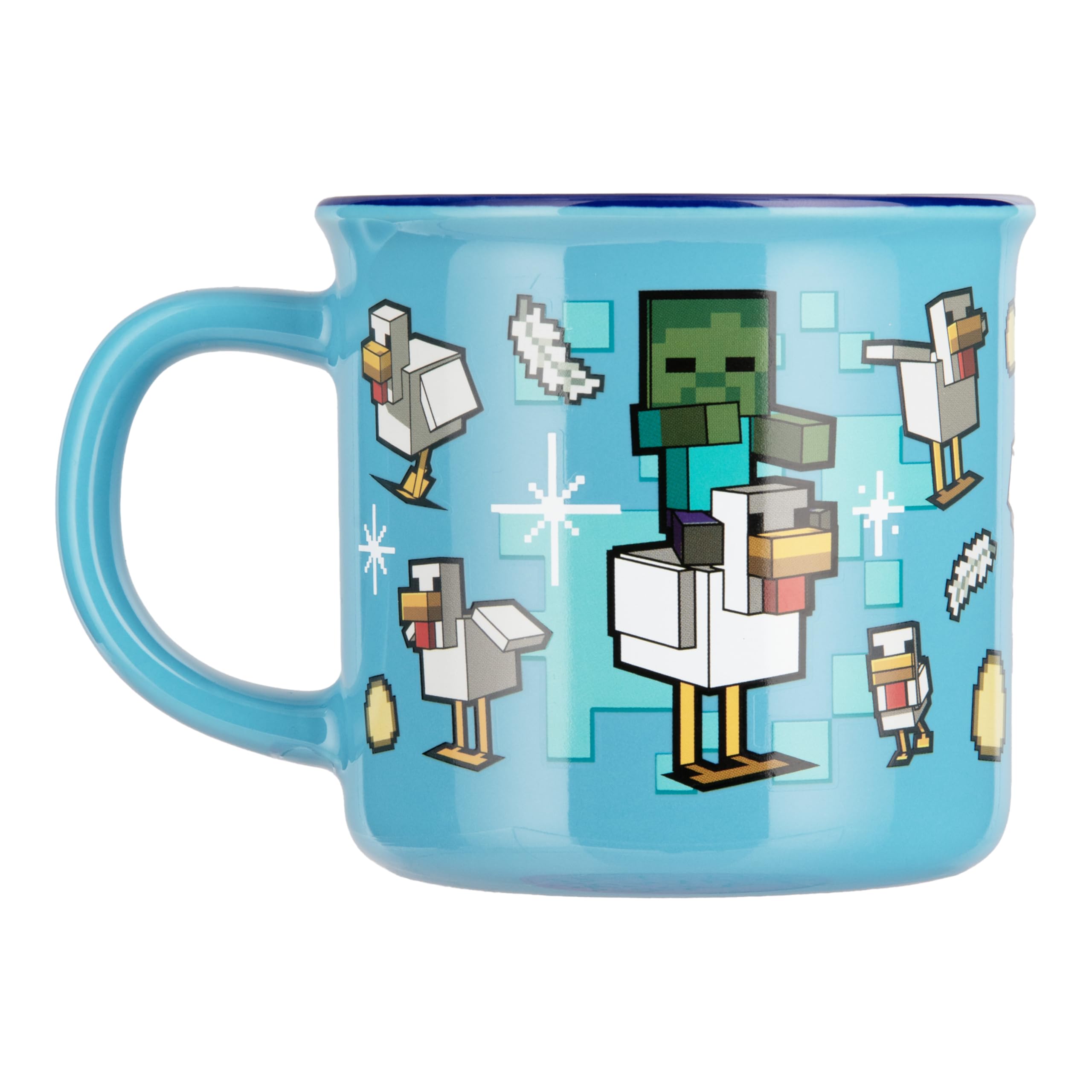 Paladone Minecraft Chicken Jockey Tasse 350 ml Wärmeeffekt