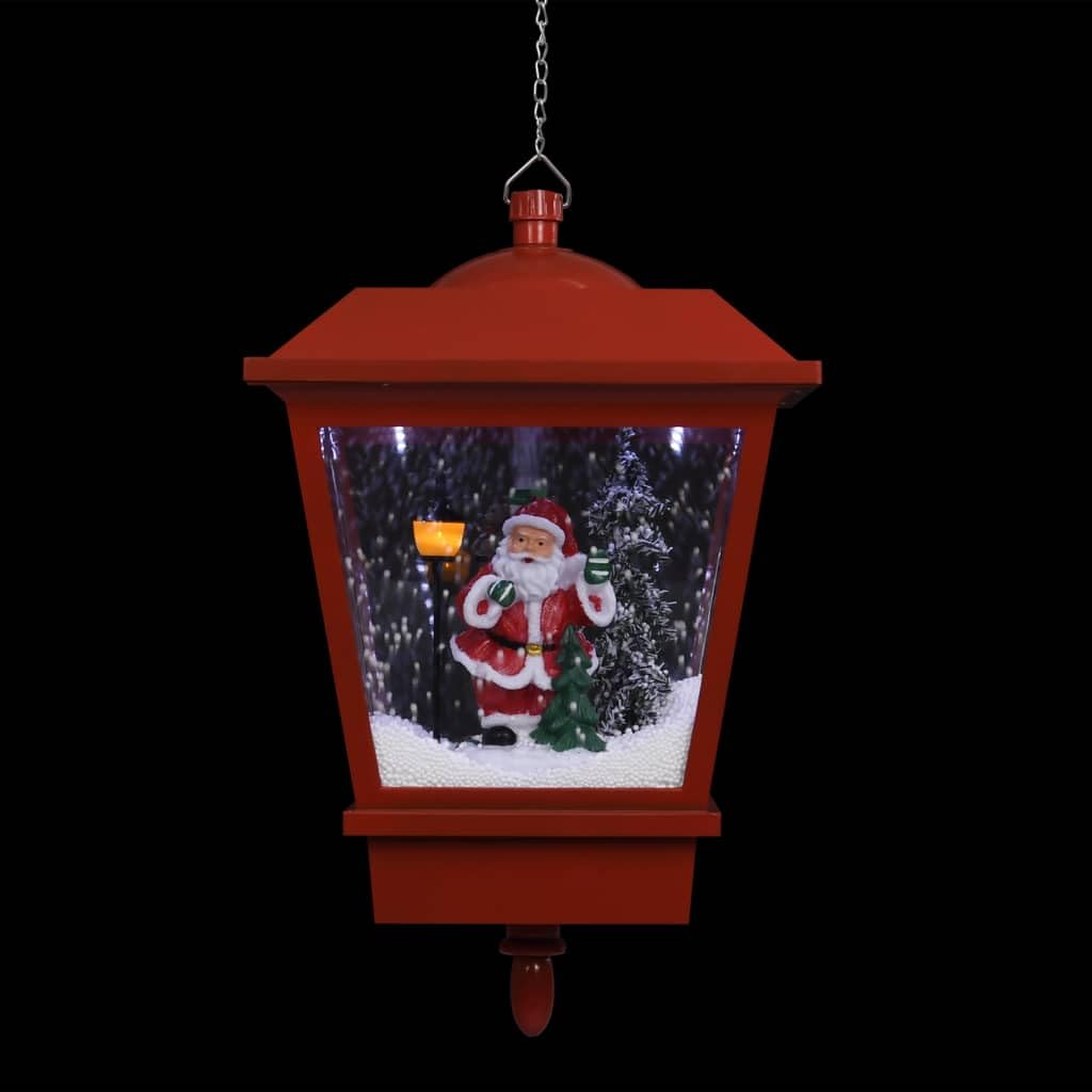 vidaXL Heim & Garten Weihnachts-Hängelampe LED Rot Weihnachtsmann