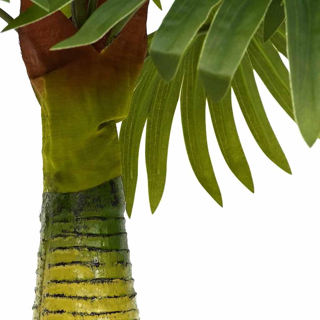 vidaXL Palme Künstlich 9 Blätter 65 cm Grün mit Topf
