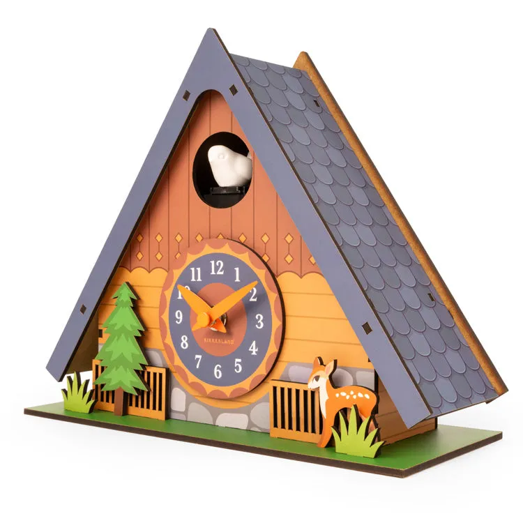 Kikkerland Home Cuckoo Clock Kuckucksuhr mit Vogel
