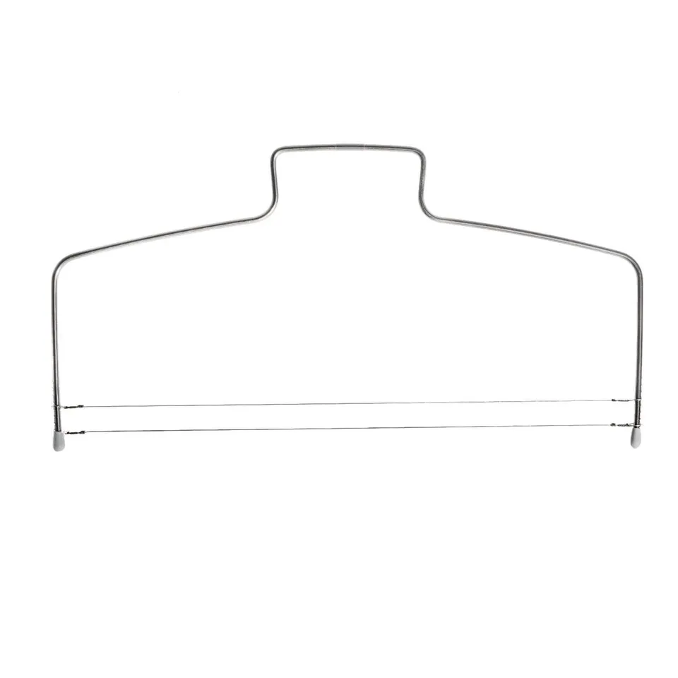 Intirilife Tortenschneider Edelstahl 31,8 cm mit Draht