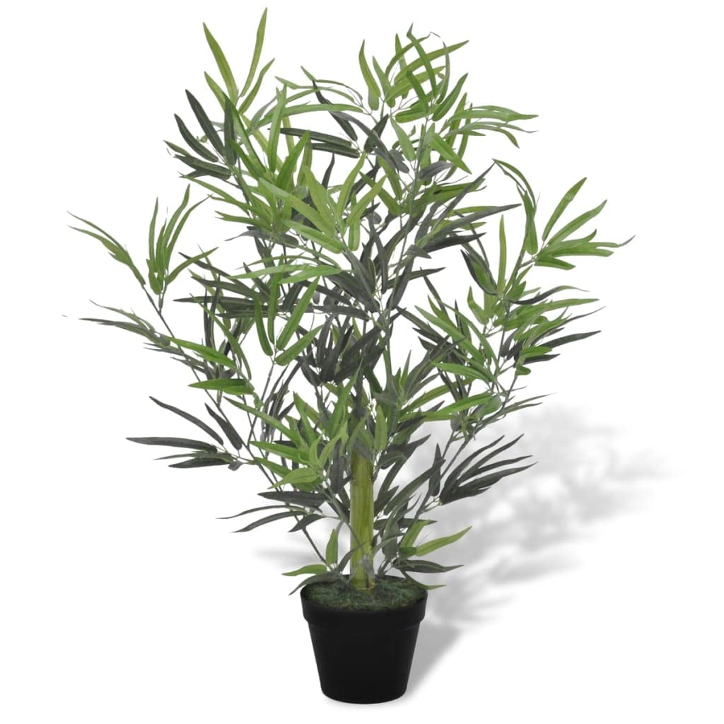 vidaXL Künstlicher Bambus Twiggy Topf 90 cm 324 Blätter