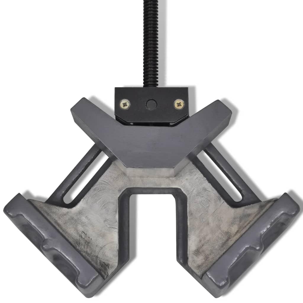 vidaXL Winkelschraubstock 115 mm 90 Grad Schraubstock Werkstatt