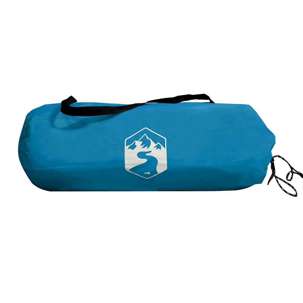 vidaXL Windschutz Strand Blau 510x153cm Camping Polyester