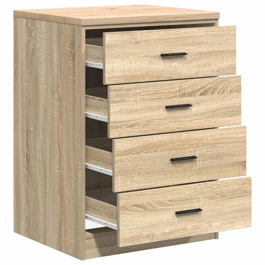 vidaXL Garagen-Aufbewahrungsschrank Sonoma Werkzeugschrank Holz
