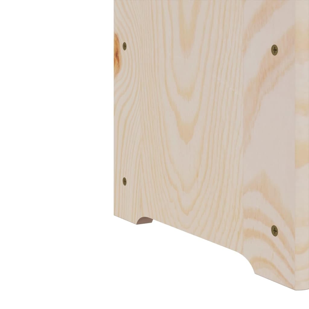vidaXL Weinregal 33x25x37 cm Kiefer für 9 Flaschen Holz