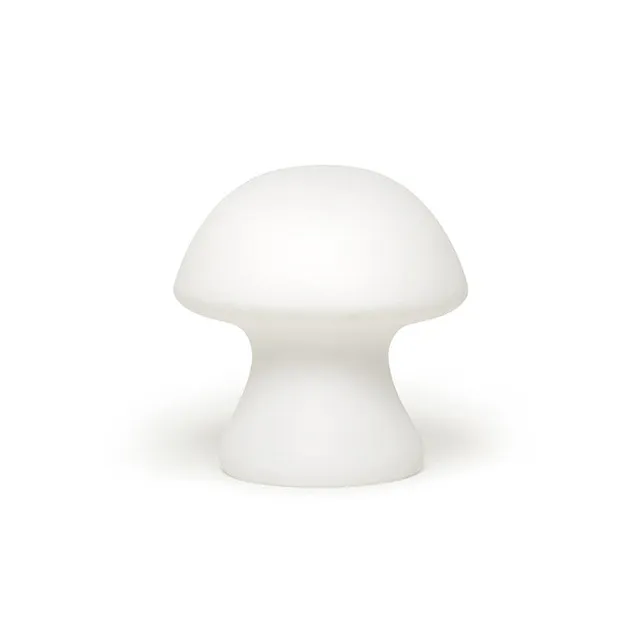 Kikkerland Home Mini Mushroom Light Pilzleuchte Porzellan Weiß