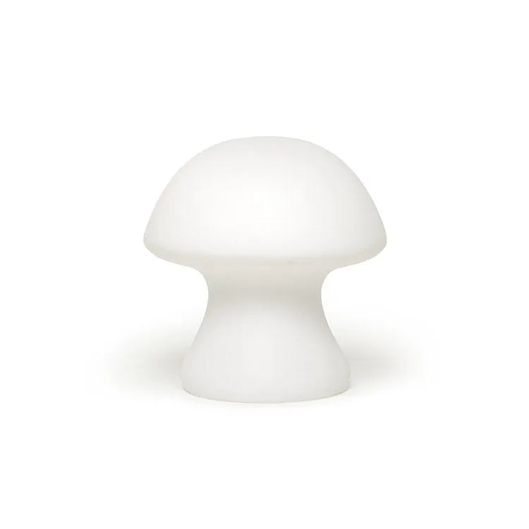 Kikkerland Home Mini Mushroom Light Pilzleuchte Porzellan Weiß