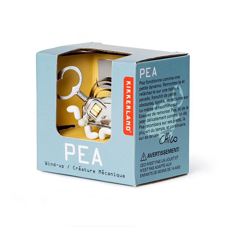 Kikkerland Pea Aufziehspielzeug Critter Mini-Erbse Geschenk