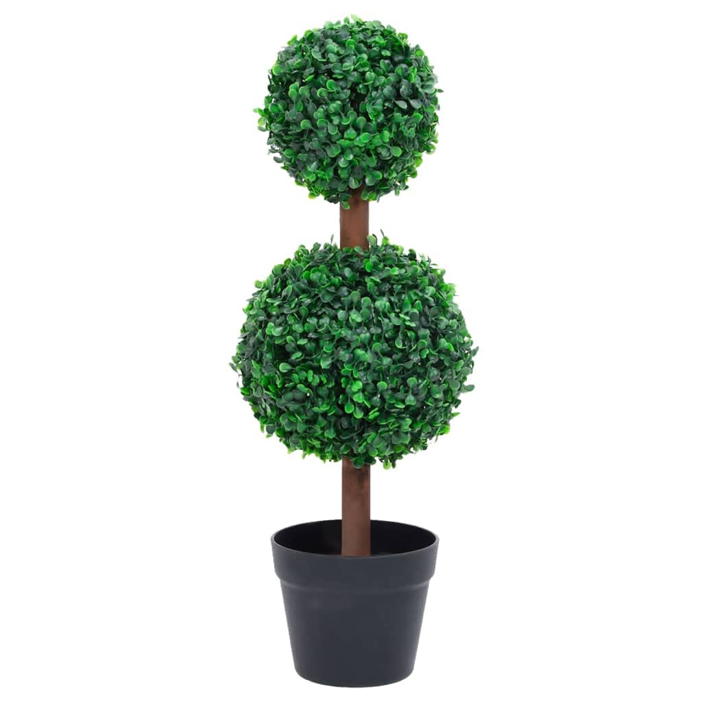 vidaXL Heim & Garten Künstlicher Buchsbaum Kugel 71 cm mit Topf Grün
