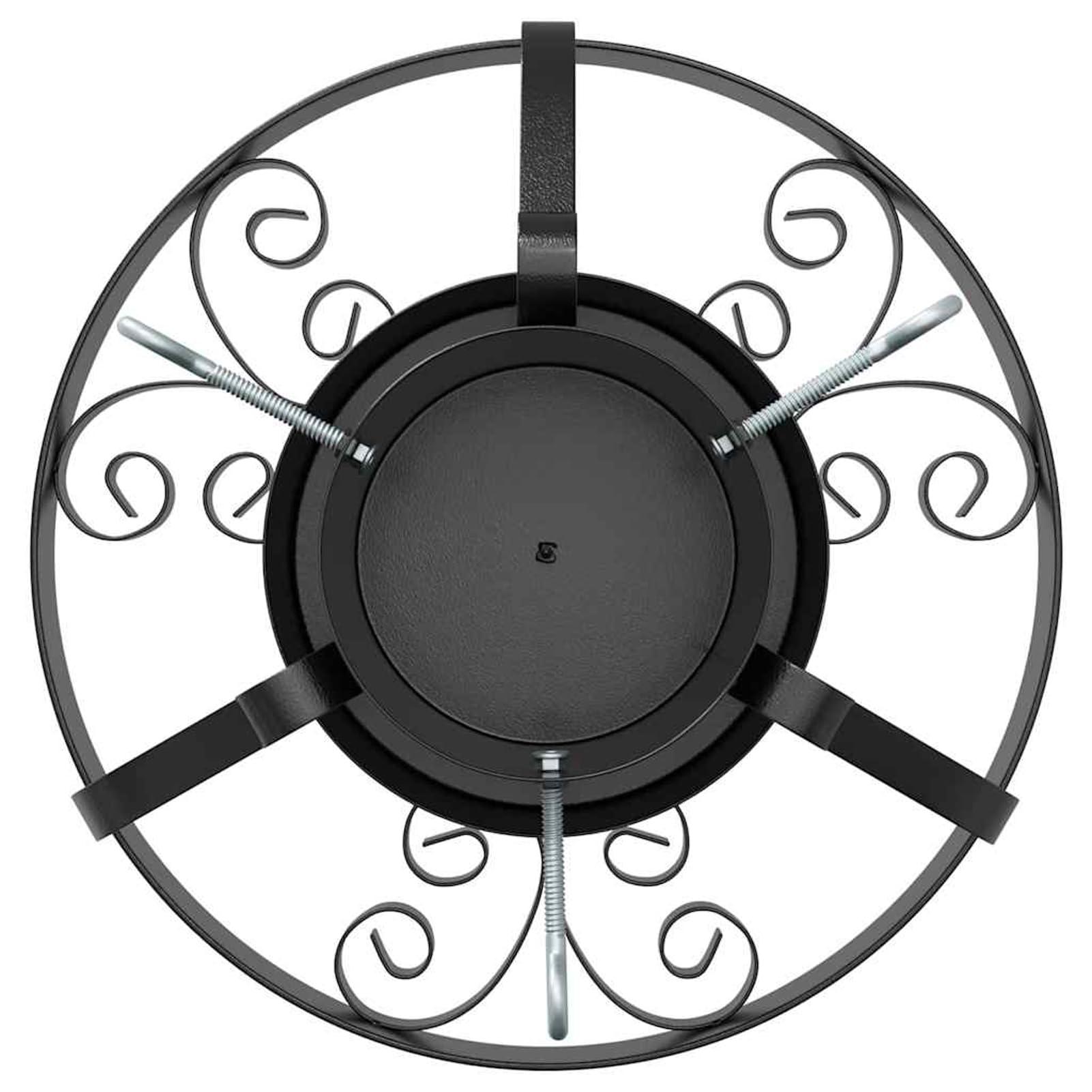 vidaXL Heim & Garten Weihnachtsbaumständer Schwarz 40x40 Stahl