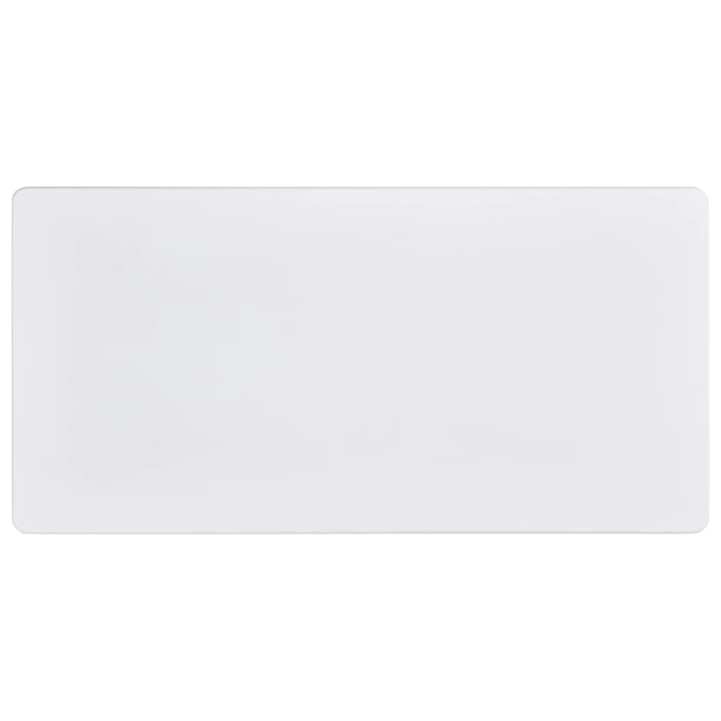 vidaXL Heim & Garten Bartisch 120x60x110cm Weiß MDF Stahl