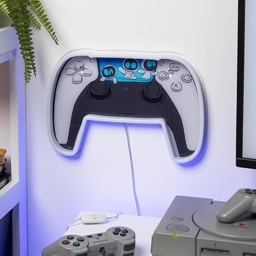 Paladone Lighting Astrobot LED-Neonlicht Wandmontage weiß-blau
