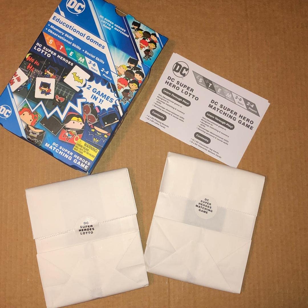 Paladone DC Super Heroes Matching Spiel 2 in 1
