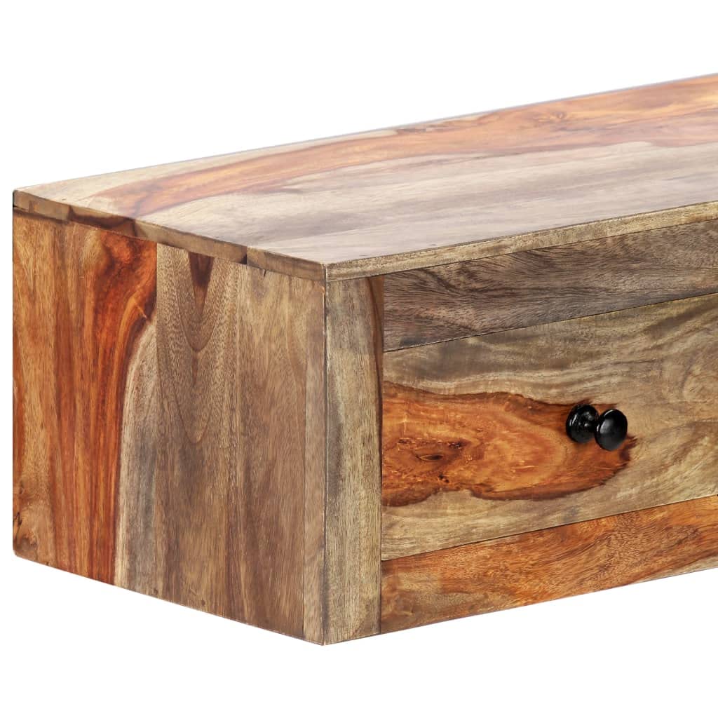 vidaXL Konsolentisch Akazie 100x25x20 cm Wand 3 Schubladen
