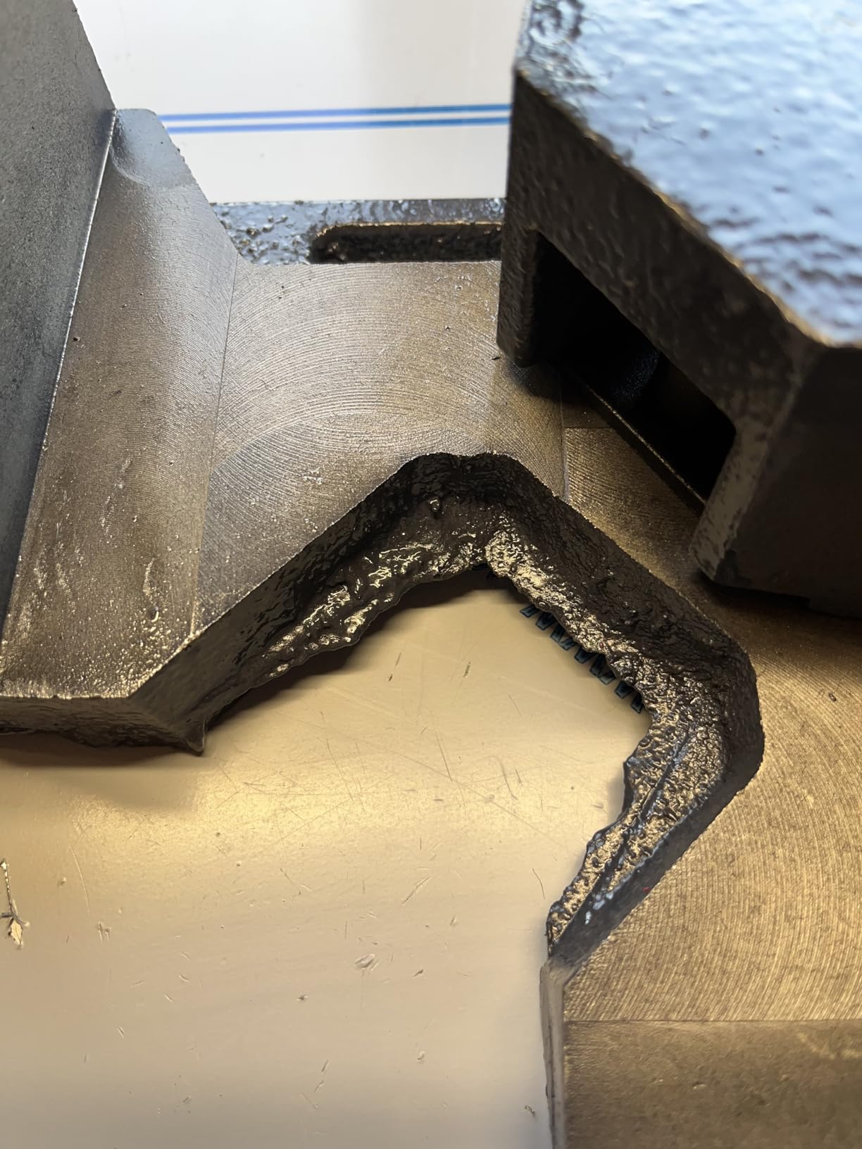 vidaXL Winkelschraubstock 115 mm 90 Grad Schraubstock Werkstatt