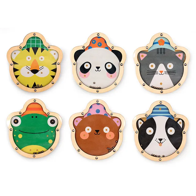 Kikkerland Kidoki Double Sided Tilt Roll Puzzle Holzspiel