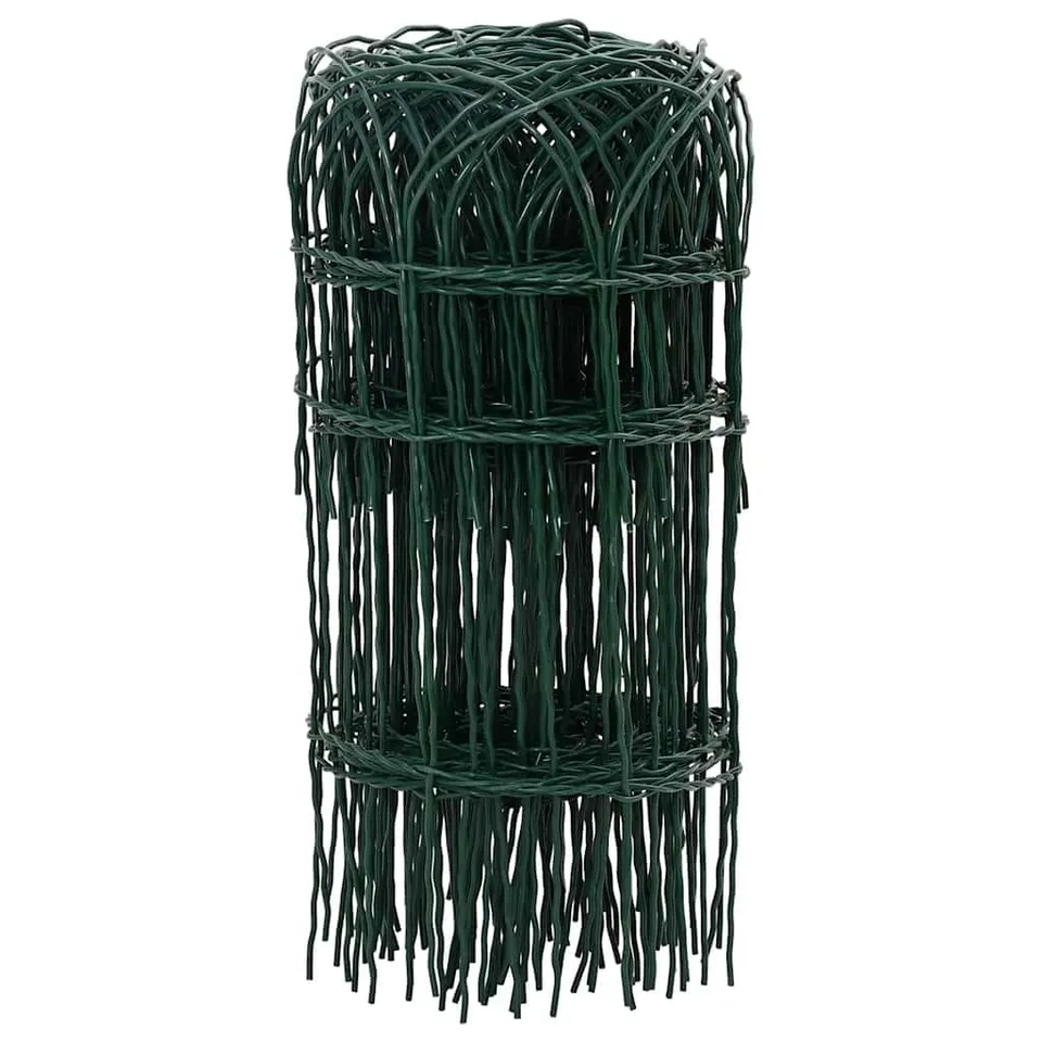 vidaXL Heim & Garten Beetzaun Eisen 10x0,4m schwarz