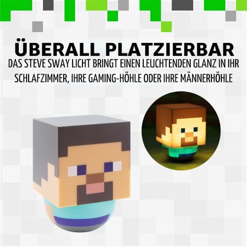 Paladone Minecraft Steve Lampe Tischlampe Deko-Licht