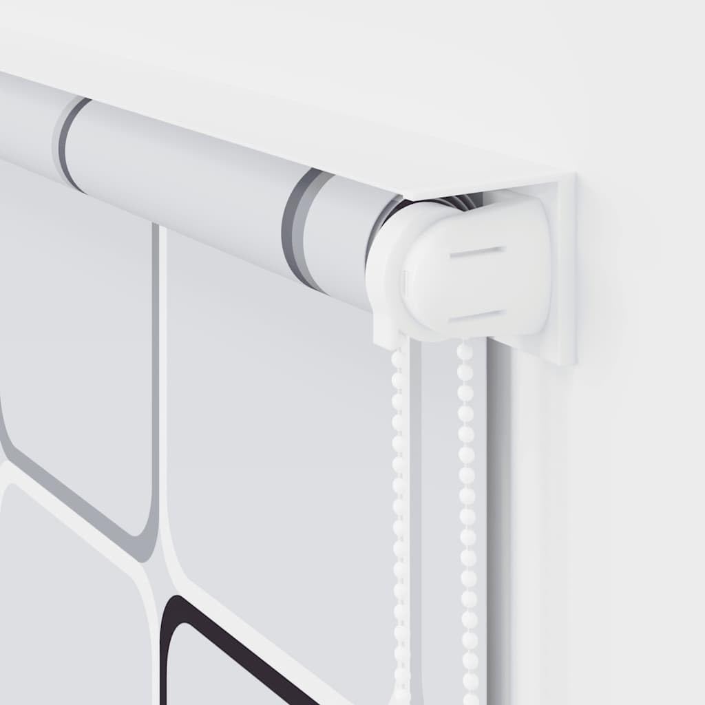 vidaXL Duschrollo 120x240 cm Quadratmuster EVA Rollo