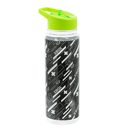 Paladone Xbox Farbwechsel Trinkflasche 650 ml mit Strohhalm