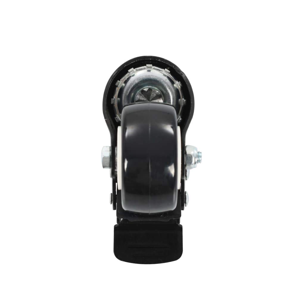 vidaXL 16x Lenkrollen mit Bremsen 50mm PU 16 Stk.