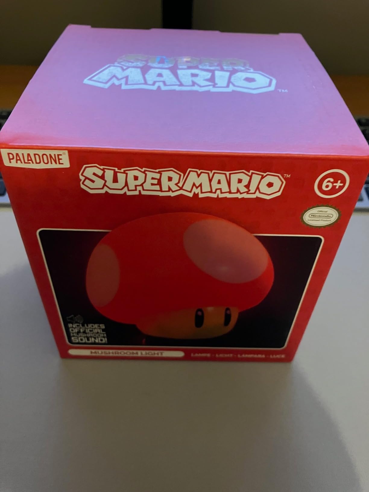 Paladone Lighting Super Mario Mushroom Pilzlicht mit Sound