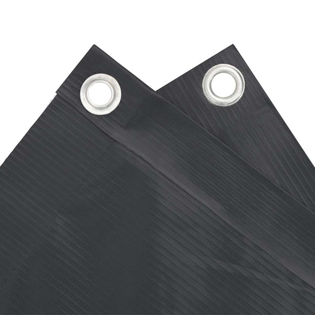 vidaXL Heim & Garten Sichtschutz Anthrazit PVC 700x90cm Ösen