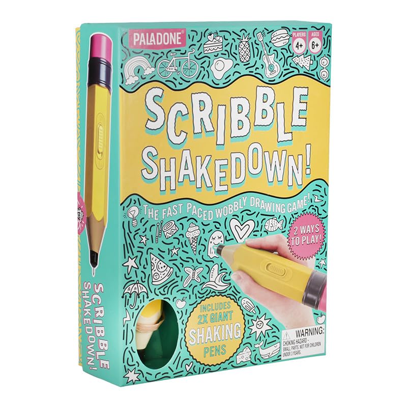 Paladone Scribble Shakedown Zeichenspiel Partyspiel