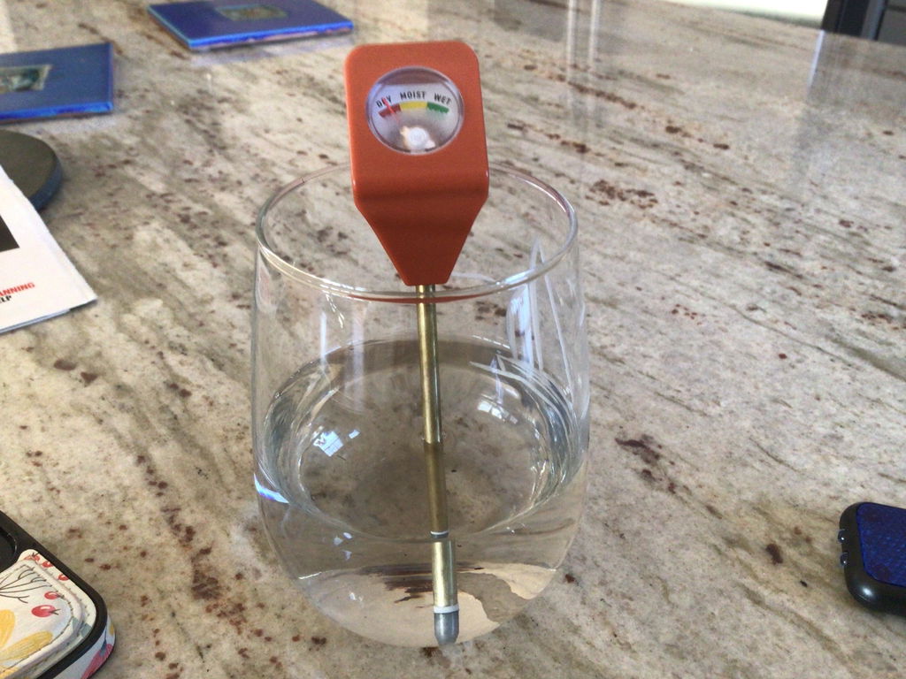 Kikkerland Tools Garden Hydrometer Bodenfeuchtemesser analog