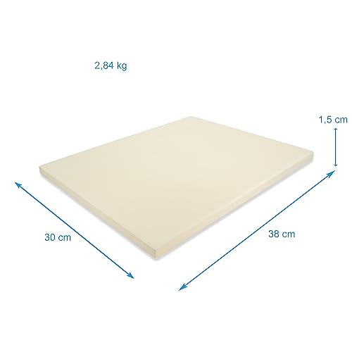 Intirilife Pizzastein Backstein Beige 38x30 cm Ofen Grill