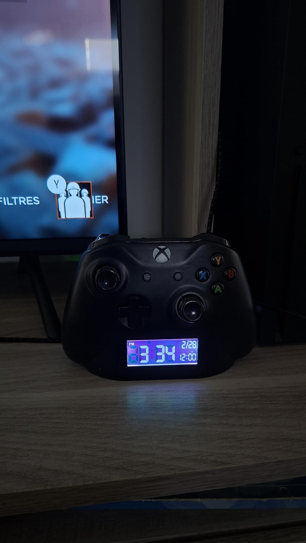 Paladone Xbox Controller Wecker Digital Schwarz USB