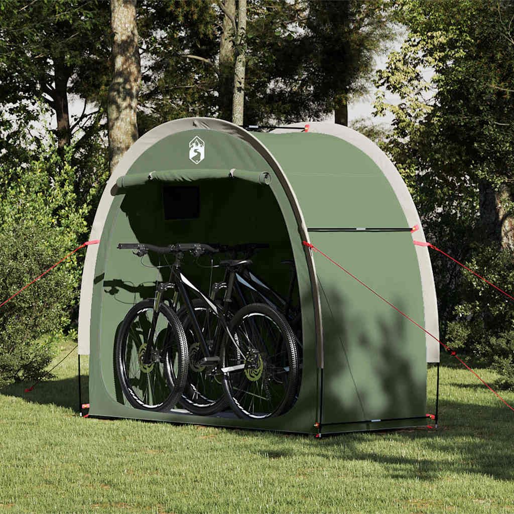 vidaXL Sport Fahrradgarage Zelt Grün 210x90x174 wasserdicht