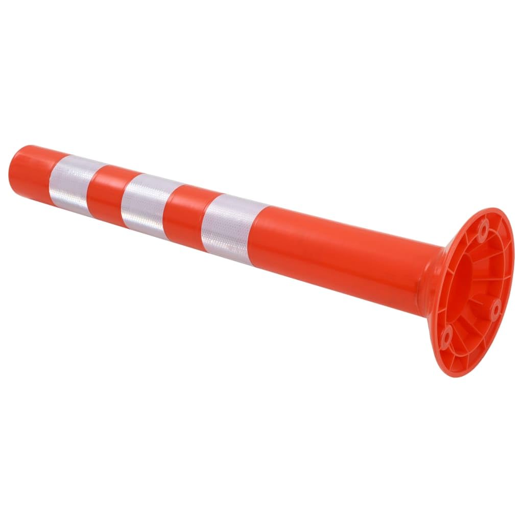 vidaXL Verkehrspoller Leitpoller 75 cm 5 Stück Kunststoff