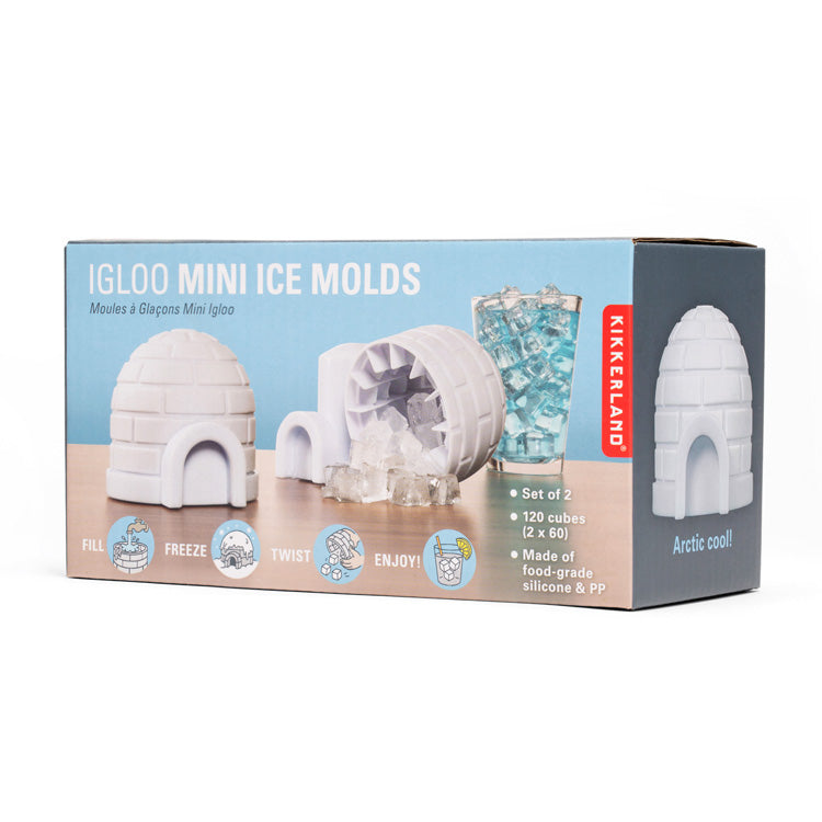 Kikkerland Kitchen Igloo Eiswürfelform Mini 2er Set