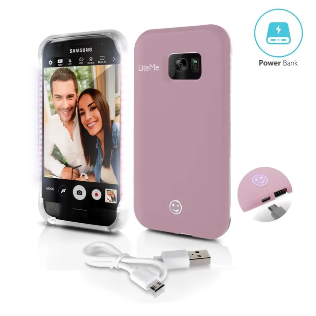 Serenelife Lite-Me Selfie Handyhülle S7 Edge mit Licht