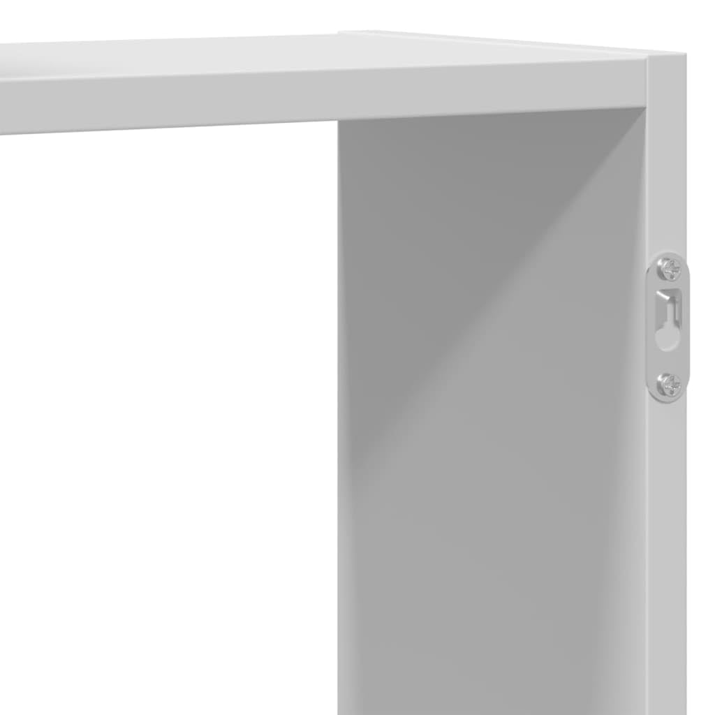 vidaXL Wandregal Weiß 159x18x65 cm Holzwerkstoff schwebend