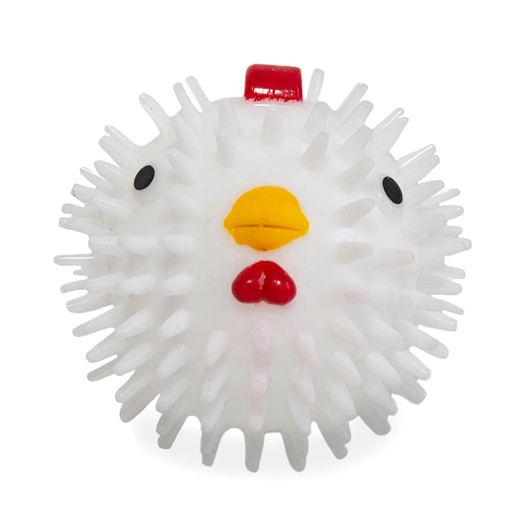 KIKKERLAND Home Kobe Chicken Hundespielzeug Ball Quietsch