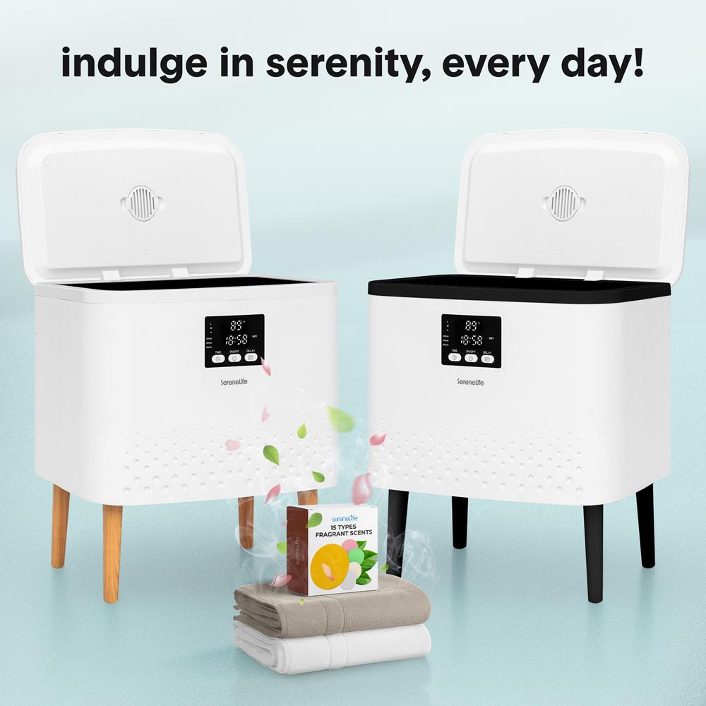 Serenelife Towel Warmers Handtuchwärmer weiß 20L WiFi